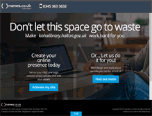 Tablet Screenshot of kohalibrary.halton.gov.uk